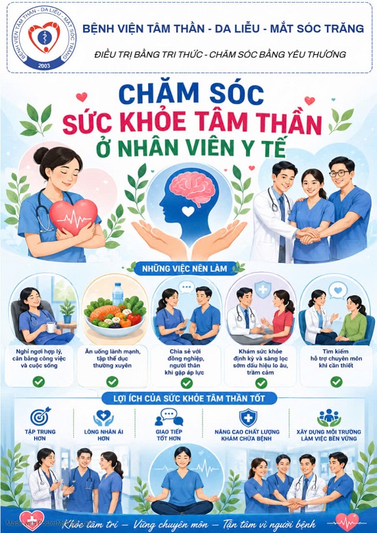 CHĂM SÓC SỨC KHỎE TÂM THẦN Ở NHÂN VIÊN Y TẾ