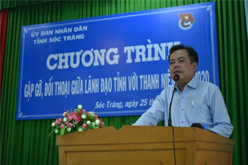 Sóc Trăng: Lãnh đạo tỉnh gặp gỡ, đối thoại với thanh niên năm 2020