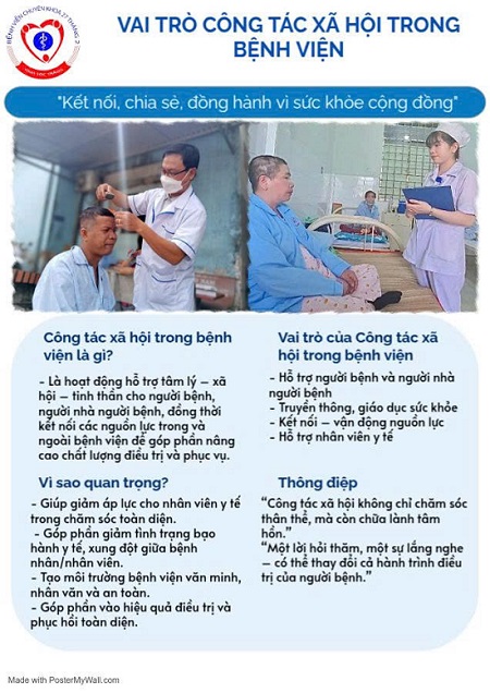THÔNG TIN VAI TRÒ CỦA CÔNG TÁC XÃ HỘI TRONG BỆNH VIỆN